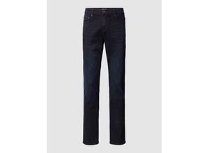 5715432825217 - - Loom - Schmal geschnittene Jeans in blau-schwarzer Waschung