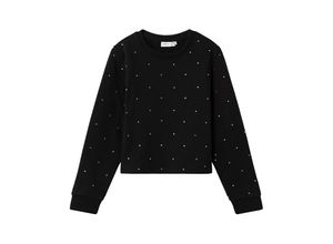 5715433115225 - - Sweatshirt NKF RHINESTONES in schwarz Gr122 128