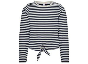 5715433221100 - VERO MODA GIRL - Langarm-Shirt VMSILLEALMA in navy blazer Gr116