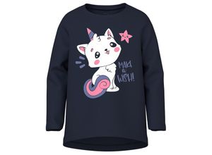 5715433633088 - - Langarmshirt NMFVIOLET MAKE A WISH in dark sapphire Gr92 5715433633088 - - Langarmshirt NMFVIOLET MAKE A WISH in dark sapphire Gr92