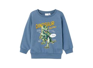 5715433644060 - - Sweatshirt NMMVILDAR DINO in bijou blue Gr92