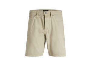 5715433910264 - JACK & JONES Jeans-Shorts JJICHRIS JJCOOPER SHORTS AM 900 SN Moonbeam Unifarben Beige - Gr M