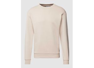 5715434102262 - JACK & JONES Sweatshirt JJEBRADLEY SWEAT CREW Moonbeam Unifarben Beige - Gr S