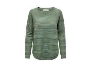 5715434408555 - ONLY Strickpullover Caviar Hedge Green Unifarben Grün - Gr S