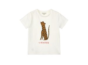 5715493233853 - LIEWOOD - T-Shirt APIA LEOPARD in crisp white Gr98