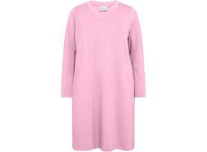 5715494016561 - Wasabi CONCEPT Shirtkleid Sabrina knielang V-Ausschnitt für Damen pink S