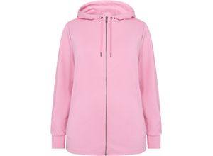 5715494017520 - Wasabi CONCEPT Sweatjacke Sabina Tunnelzug für Damen pink M