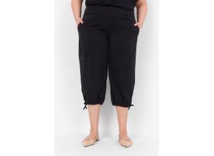 5715494271113 - Wasabi CONCEPT Capri-Jogginghose WA-Erica 6 Schleifen Baumwolle für Damen schwarz L