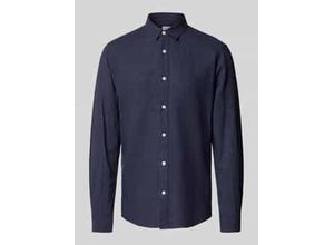 5715501568984 - Slim Fit Leinenhemd mit Kentkragen Modell CAIDEN