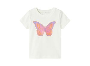 5715501624024 - - T-Shirt NMFHANNE SCHMETTERLING in jet stream Gr110