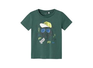 5715501762900 - - T-Shirt NMMBERTE COOL DUDE in mallard green Gr104