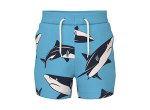 5715501769077 - - Sweat-Shorts NMMJUSPER SHARKS in hellblau Gr98
