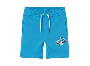 5715501789501 - - Sweat-Shorts NKMDALOVAN TOUCH DOWN in swedish blue Gr158