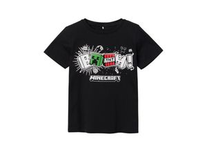 5715501991140 - - T-Shirt NKMDINKO MINECRAFT in black Gr122 128