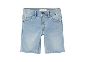 5715502080225 - - Jeans-Shorts NKMSILAS Slim Fit in light blue denim Gr128