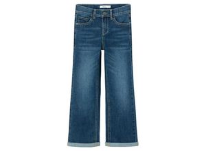 5715502106888 - - Jeans NKFPOLLY WIDE 9663-IC in dark blue denim Gr128