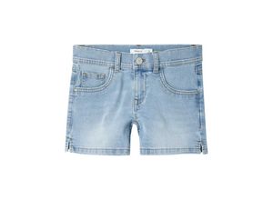 5715502109087 - - Jeans-Shorts NKFSALLI Slim Fit in light blue denim Gr128