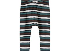 5715502144224 - - Leggings NBMLASSIR STRIPES in hot fudge Gr56