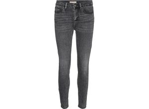 5715502274877 - VERO MODA® Jeanshose Skinny Gürtelschlaufen für Damen grau L 30