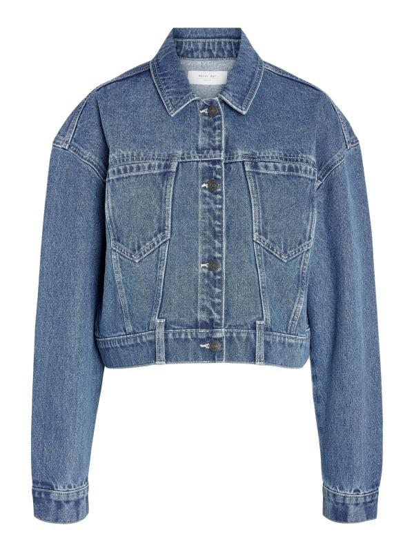 5715502775237 - NMRONJA L S CROP DNM JACKET VI433MB NOOS Jeansjacke blau in M