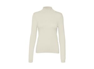 5715502857568 - VERO MODA Rollkragenpullover VMHAPPINESS LS ROLLNK PULLOVE GA BOO REP Birch Unifarben Beige - Gr XS