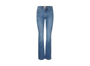 5715503056977 - VERO MODA Flared Jeans VMFLASH MR FLARED JEANS LI347 GA NOOS Medium Blue Denim Unifarben Blau - Gr XL x 30