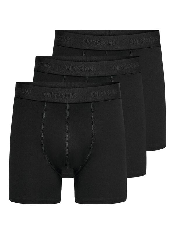 5715503064132 - ONSFITZ SOLID BOXER 3PACK NOOS Boxershort schwarz in S