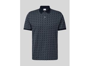 5715505433301 - Slim Fit Poloshirt mit Allover-Muster Modell JAY