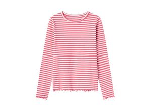 5715505444666 - - Langarmshirt NKFVEMMA STRIPES in camellia rose Gr134 140