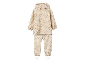 5715505783666 - Lil Atelier - Regen-Set NMFLADRY TULPEN AOP in wood ash Gr110