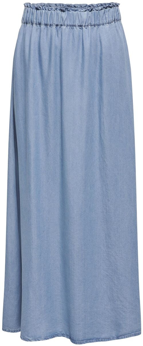 5715505855257 - Onlpema Venedig Long skirt DNM NOOS Langer Rock hellblau in M