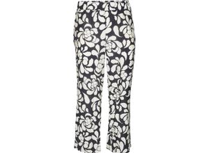 5715505994369 - VERO MODA® Stoffhose Elastikbund floral für Damen schwarz 52