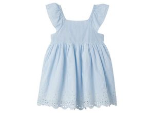 5715506033913 - - Kleid NMFFESINNE CAPSL AJOUR in chambray blue Gr92