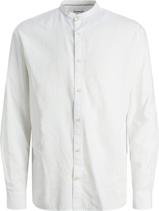 5715506101001 - JACK&JONES - JJESUMMER BAND LINEN BLEND SHIRT LS SN - Herren - Hemden