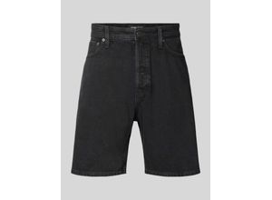 5715506123188 - ORIGINALS by JACK & JONES Jeans-Bermuda Taschennieten Baumwolle für Herren schwarz S