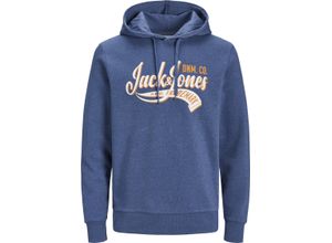 5715506696057 - ORIGINALS by JACK & JONES Sweatshirt Logo-Print für Herren blau XL