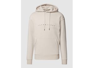 5715506699720 - Hoodie mit gerippten Abschlüssen