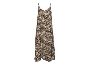 5715506841181 - VERO MODA Midikleid Josie Sandshell Betty Animalprint Beige - Gr M