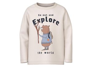 5715506858769 - - Langarmshirt NMMVICTOR EXPLORE THE WORLD in jet stream Gr104