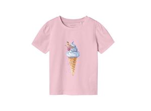 5715507179689 - - T-Shirt NMFFAE ICECREAM in parfait pink Gr92