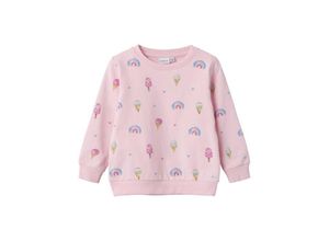 5715507181347 - - Sweatshirt NMFFRANSIA SUMMER DREAM in parfait pink Gr92