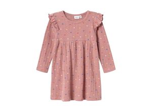 5715507508724 - - Langarm-Kleid NBFBELLAS HEARTS in ash rose Gr74