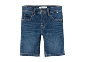 5715507568346 - - Jeans-Shorts NKMSILAS Slim Fit in dark blue denim Gr134