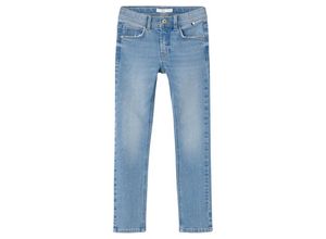 5715507598657 - - Jeans NKMSILAS XSLIM 7863-IO in light blue denim Gr134