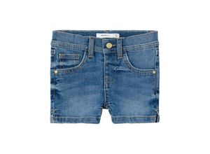 5715507601760 - - Jeans-Shorts NMFSALLI Slim Fit in medium blue denim Gr122