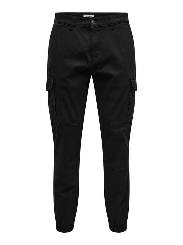 5715507614562 - ONSCARTER LIFE CARGO CUFF 0013 PANT NOOS Cargohose schwarz in W31L34 5715507614562 - ONSCARTER LIFE CARGO CUFF 0013 PANT NOOS Cargohose schwarz in W31L34