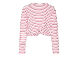 5715508048335 - VERO MODA GIRL - Langarmshirt VMVIOFRANCIS STRIPE in raspberry sorbet Gr116