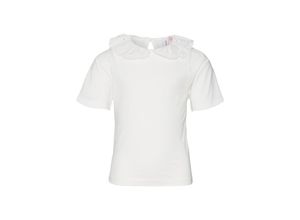 5715508177486 - VERO MODA GIRL - T-Shirt VMPANNA GLENN COLLAR in snow white Gr134 140