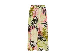 5715508562534 - ONLY Midirock ONLSANDIE LIFE MIDI SKIRT PTM Tropical Peach Bali palm GeblmtFloral Bunt - Gr S