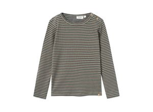 5715508612666 - Lil Atelier - Langarmshirt NMMGAGO STRIPES in agave green Gr92